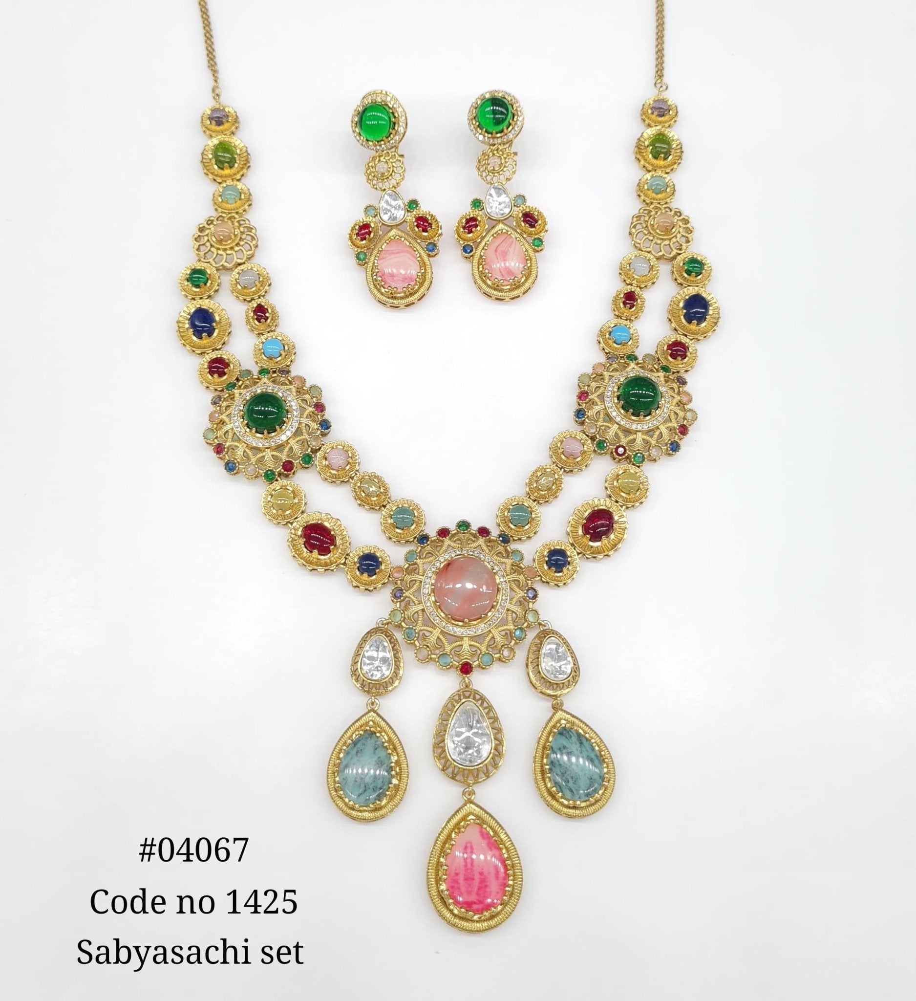 Sabyasachi Long 04067 - KRISHNA'S SWETA JEWELLERY