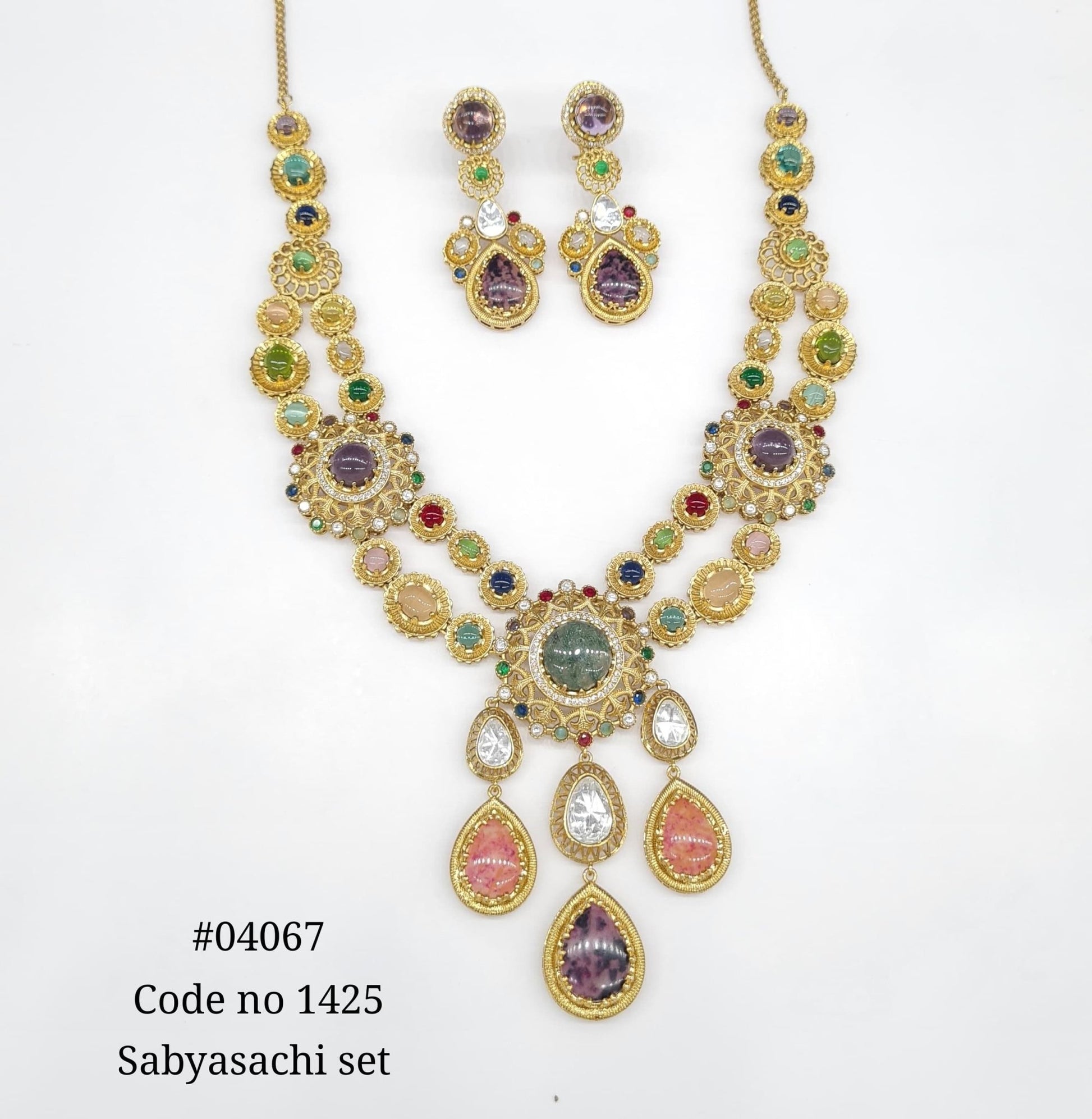 Sabyasachi Long 04067 - KRISHNA'S SWETA JEWELLERY