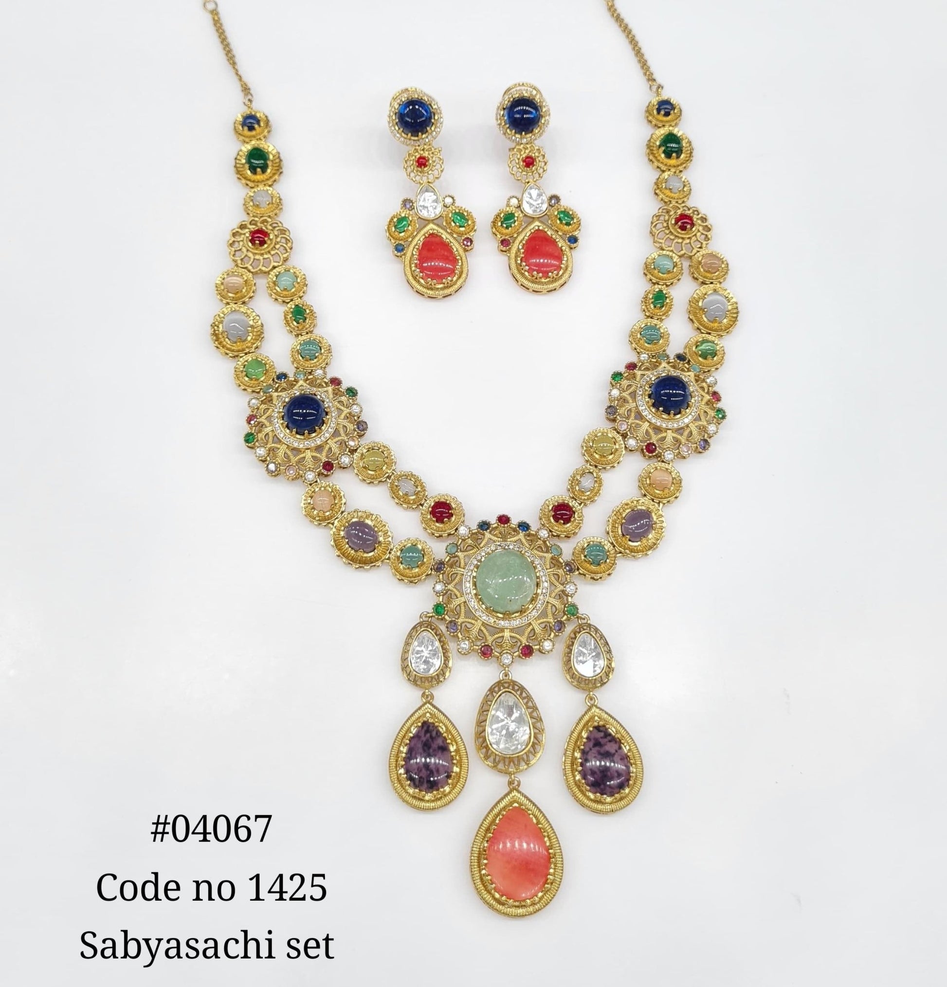 Sabyasachi Long 04067 - KRISHNA'S SWETA JEWELLERY