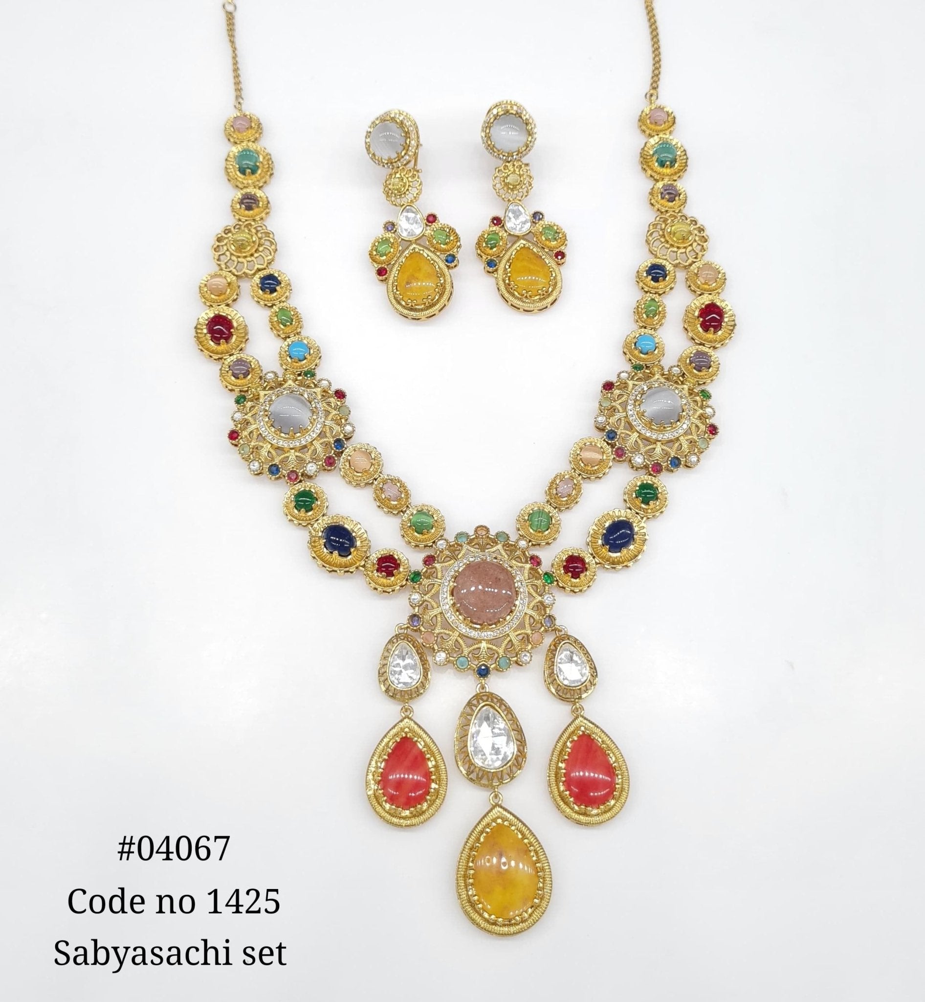 Sabyasachi Long 04067 - KRISHNA'S SWETA JEWELLERY