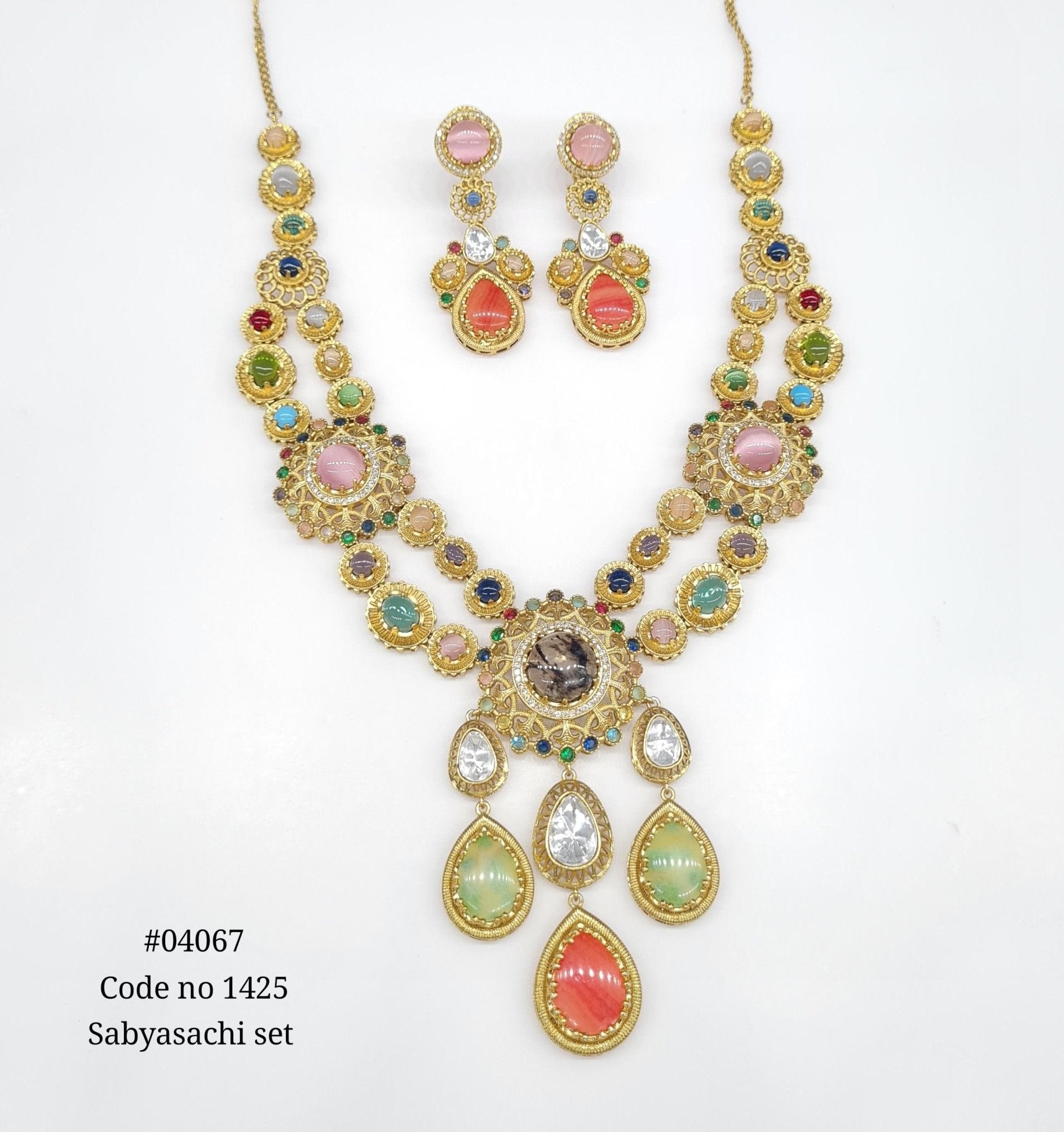 Sabyasachi Long 04067 - KRISHNA'S SWETA JEWELLERY