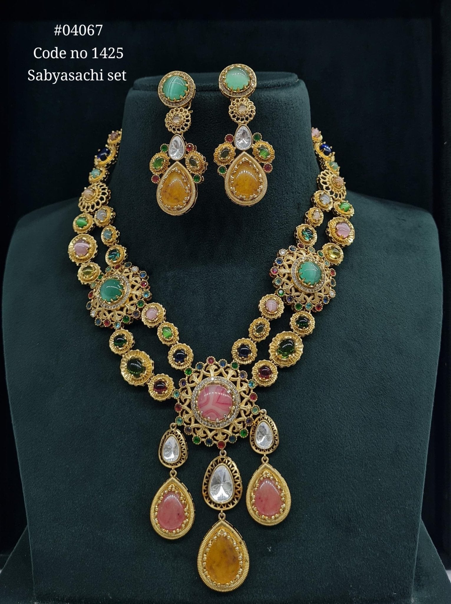 Sabyasachi Long 04067 - KRISHNA'S SWETA JEWELLERY