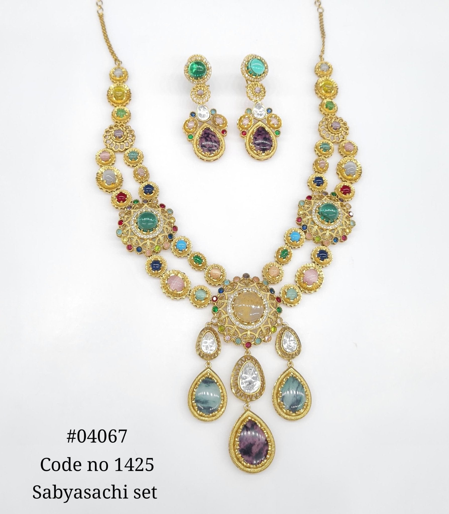 Sabyasachi Long 04067 - KRISHNA'S SWETA JEWELLERY