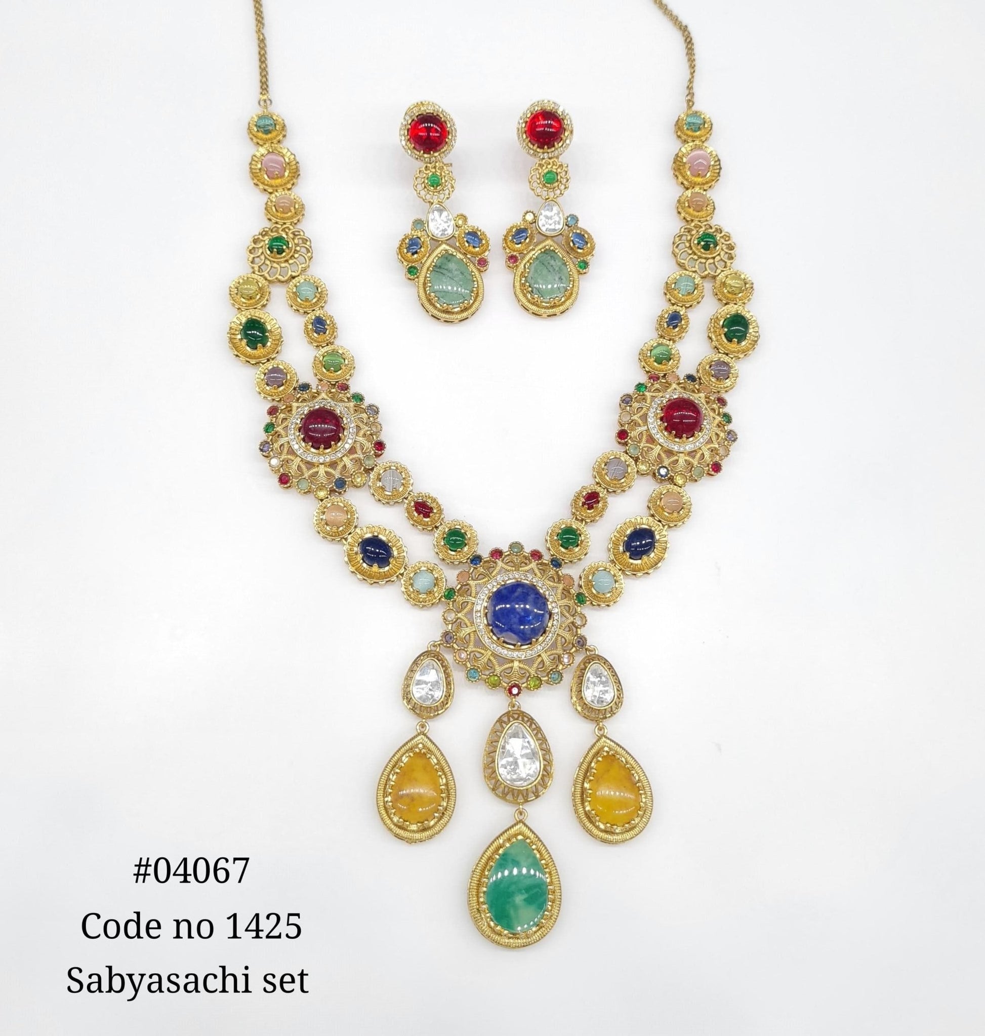 Sabyasachi Long 04067 - KRISHNA'S SWETA JEWELLERY