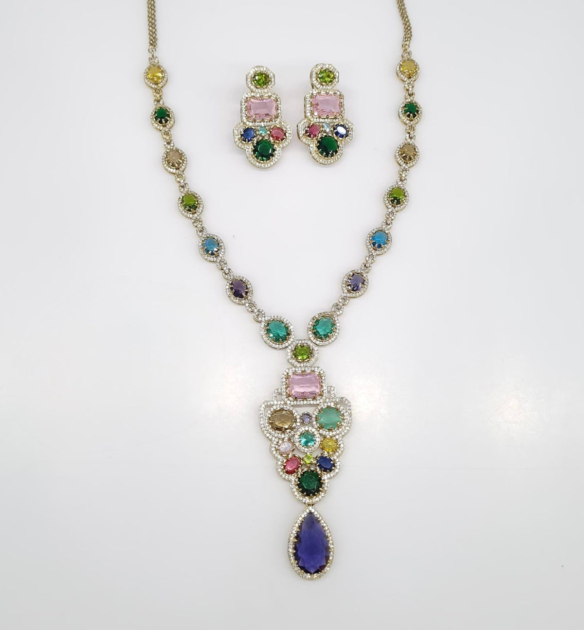 Sabyasachi Long 08432 - KRISHNA'S SWETA JEWELLERY