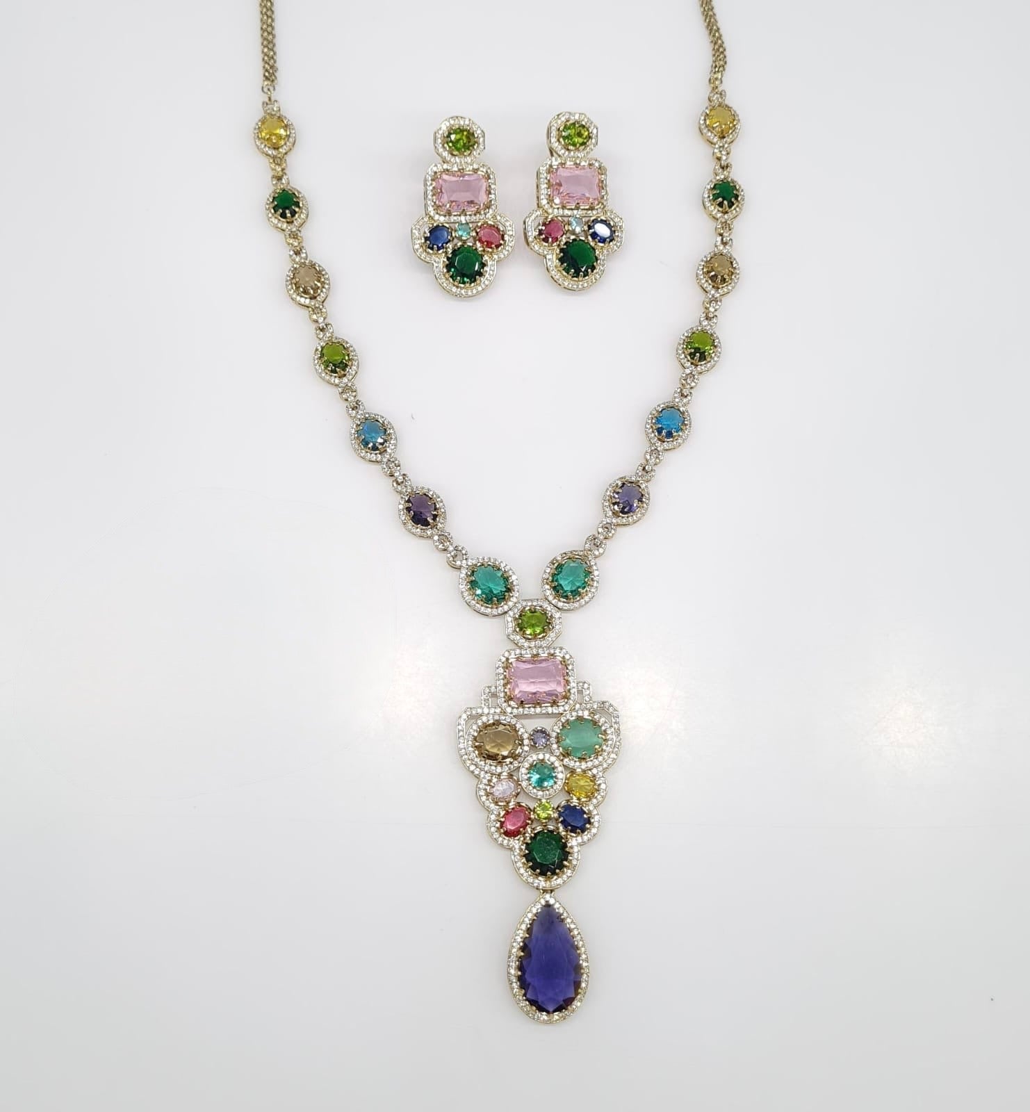 Sabyasachi Long 08432 - KRISHNA'S SWETA JEWELLERY