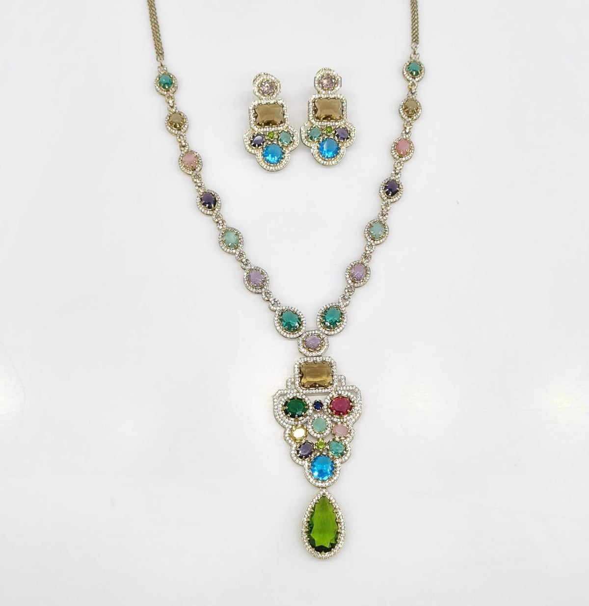 Sabyasachi Long 08432 - KRISHNA'S SWETA JEWELLERY