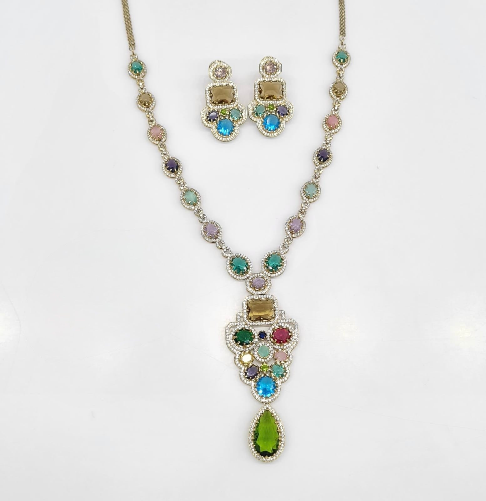 Sabyasachi Long 08432 - KRISHNA'S SWETA JEWELLERY