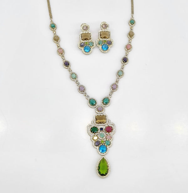 Sabyasachi Long 08432 - KRISHNA'S SWETA JEWELLERY