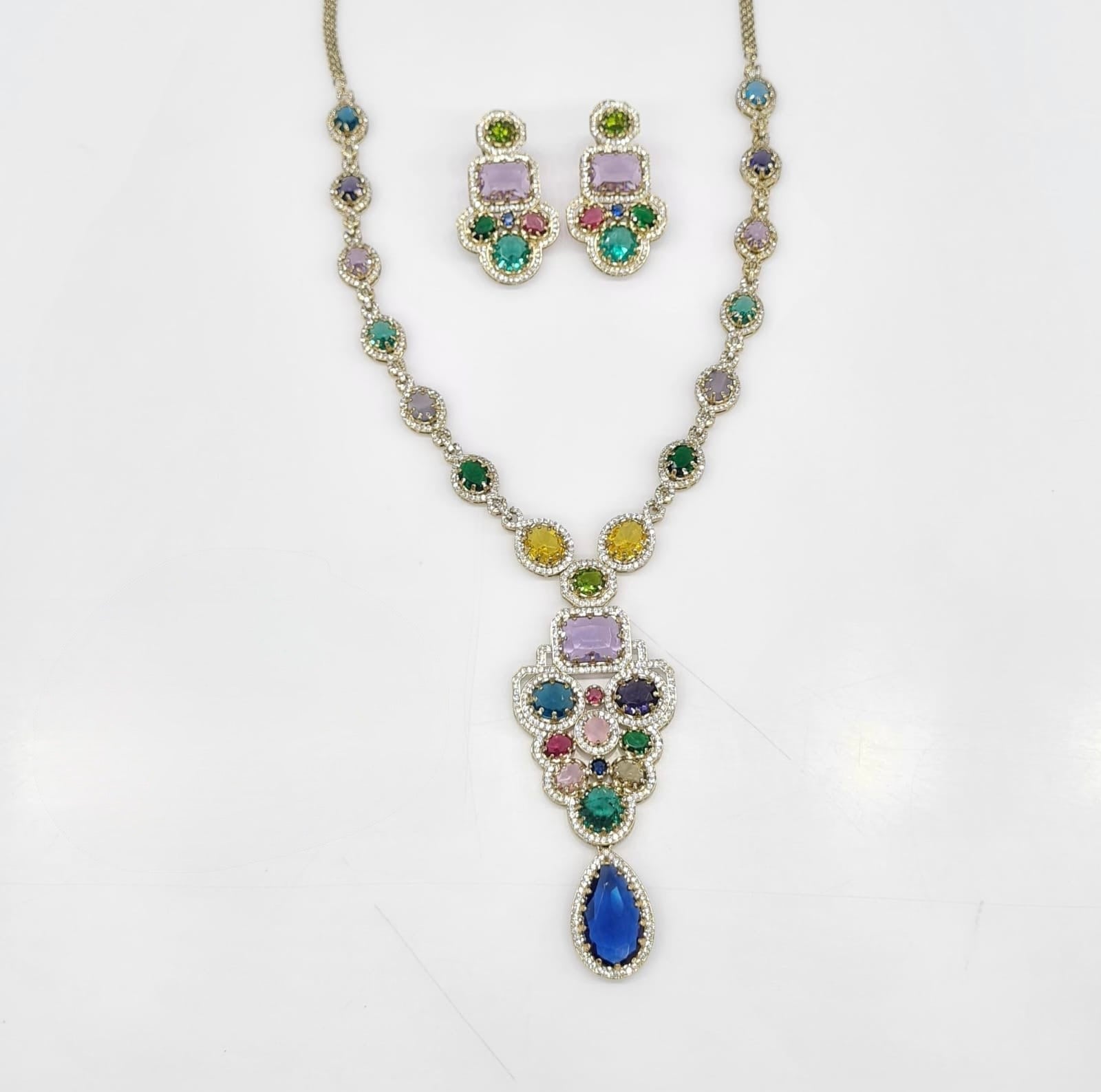 Sabyasachi Long 08432 - KRISHNA'S SWETA JEWELLERY