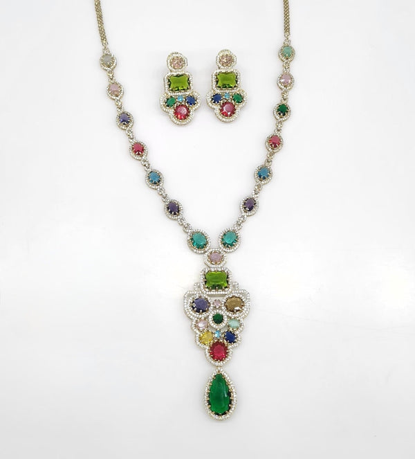 Sabyasachi Long 08432 - KRISHNA'S SWETA JEWELLERY