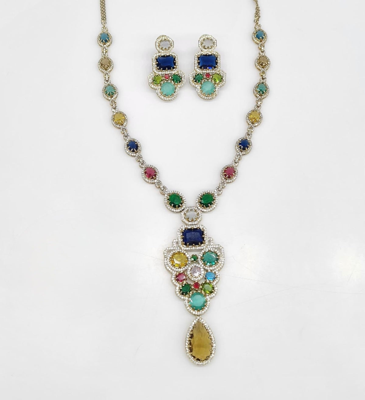 Sabyasachi Long 08432 - KRISHNA'S SWETA JEWELLERY