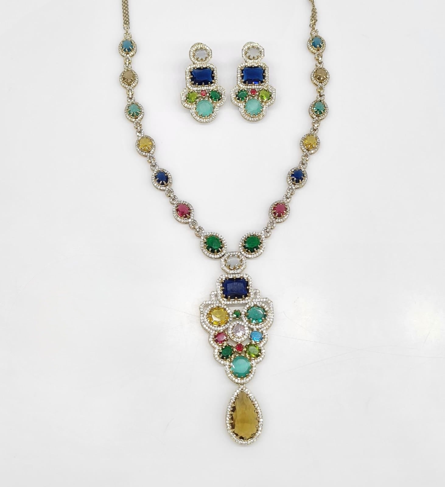 Sabyasachi Long 08432 - KRISHNA'S SWETA JEWELLERY