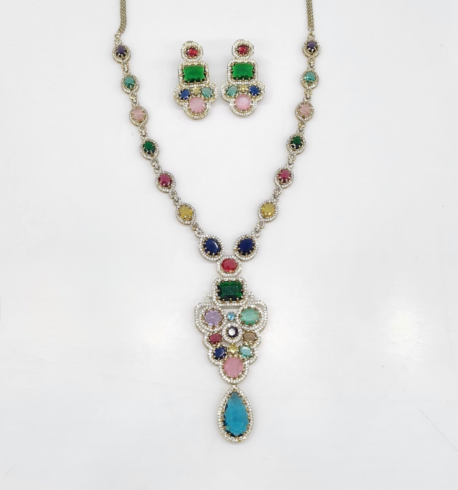 Sabyasachi Long 08432 - KRISHNA'S SWETA JEWELLERY