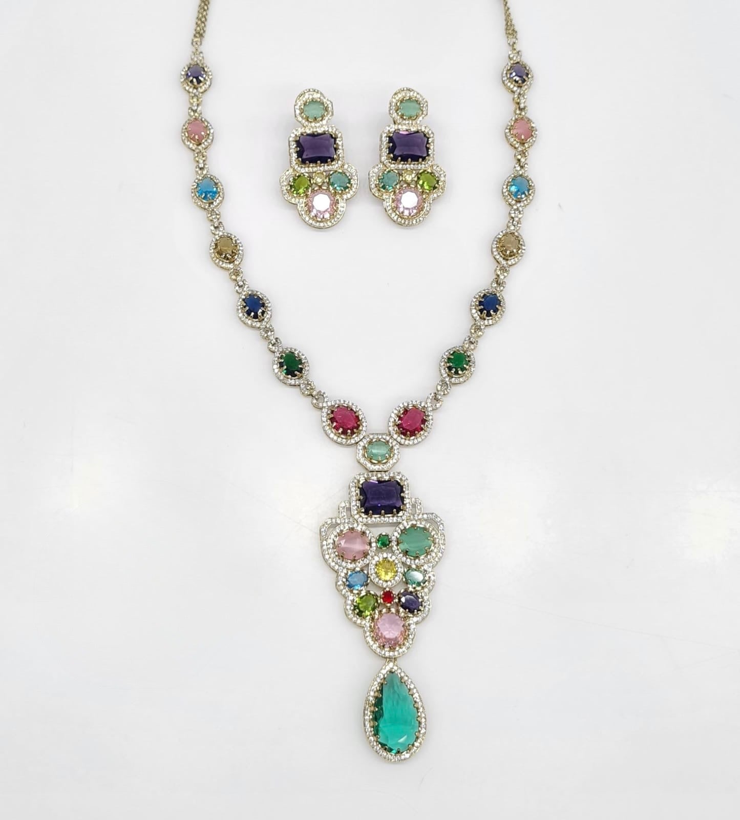 Sabyasachi Long 08432 - KRISHNA'S SWETA JEWELLERY