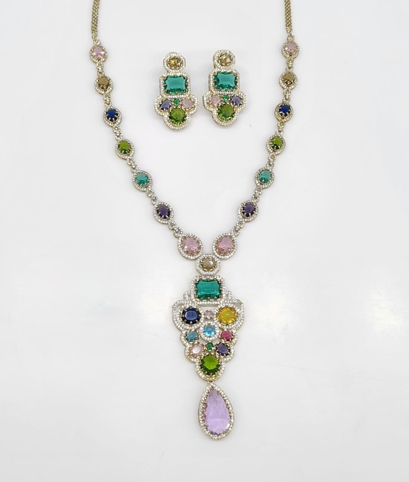 Sabyasachi Long 08432 - KRISHNA'S SWETA JEWELLERY
