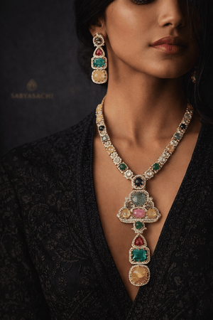 Sabyasachi Long 08442 - KRISHNA'S SWETA JEWELLERY