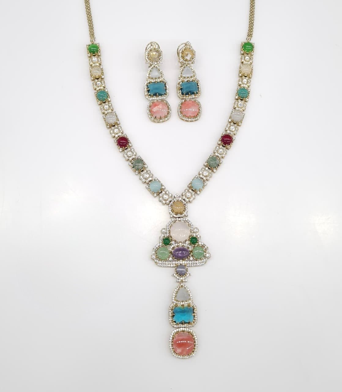 Sabyasachi Long 08442 - KRISHNA'S SWETA JEWELLERY