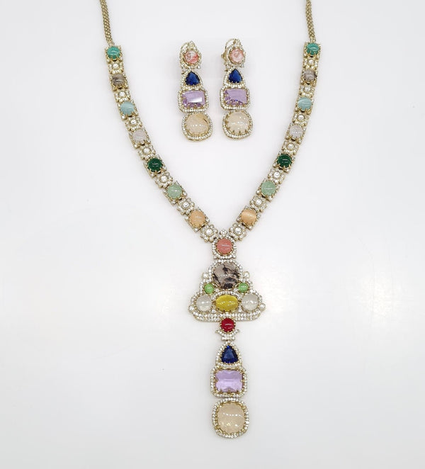 Sabyasachi Long 08442 - KRISHNA'S SWETA JEWELLERY