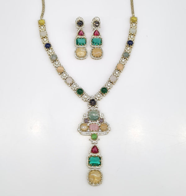 Sabyasachi Long 08442 - KRISHNA'S SWETA JEWELLERY