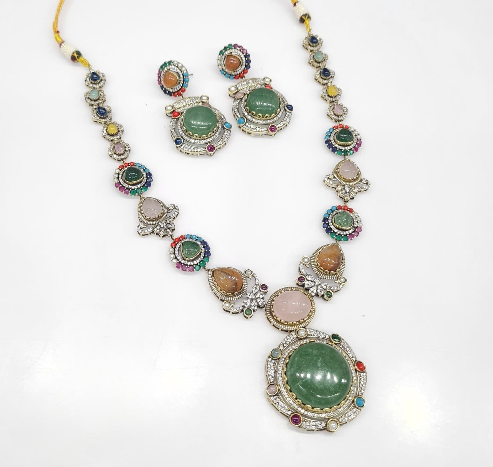 Sabyasachi Long 08653 - KRISHNA'S SWETA JEWELLERY