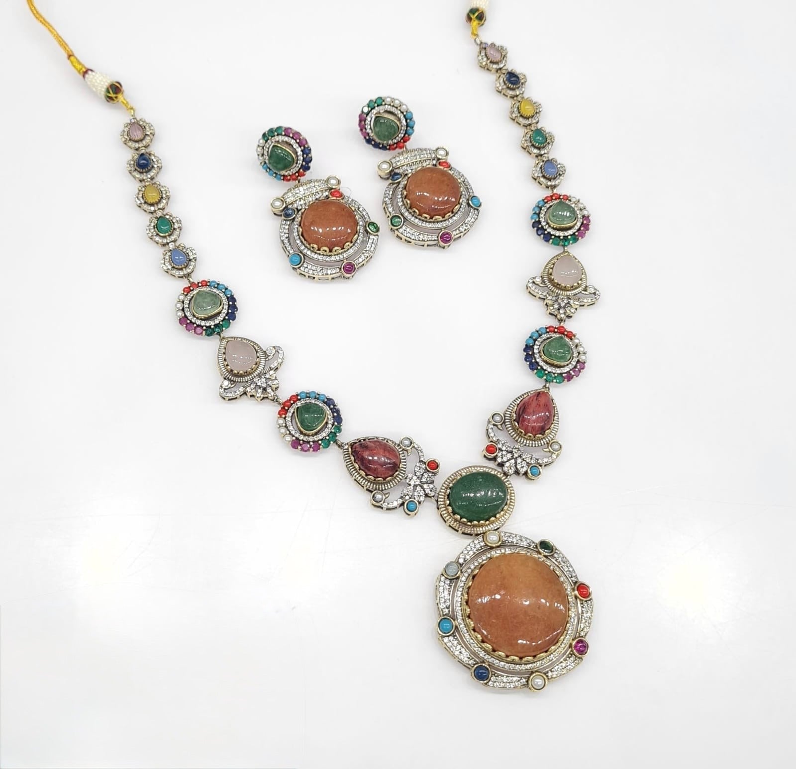 Sabyasachi Long 08653 - KRISHNA'S SWETA JEWELLERY