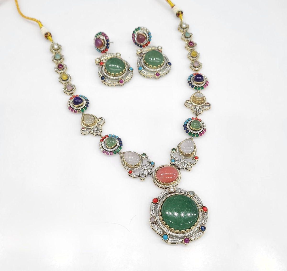 Sabyasachi Long 08653 - KRISHNA'S SWETA JEWELLERY