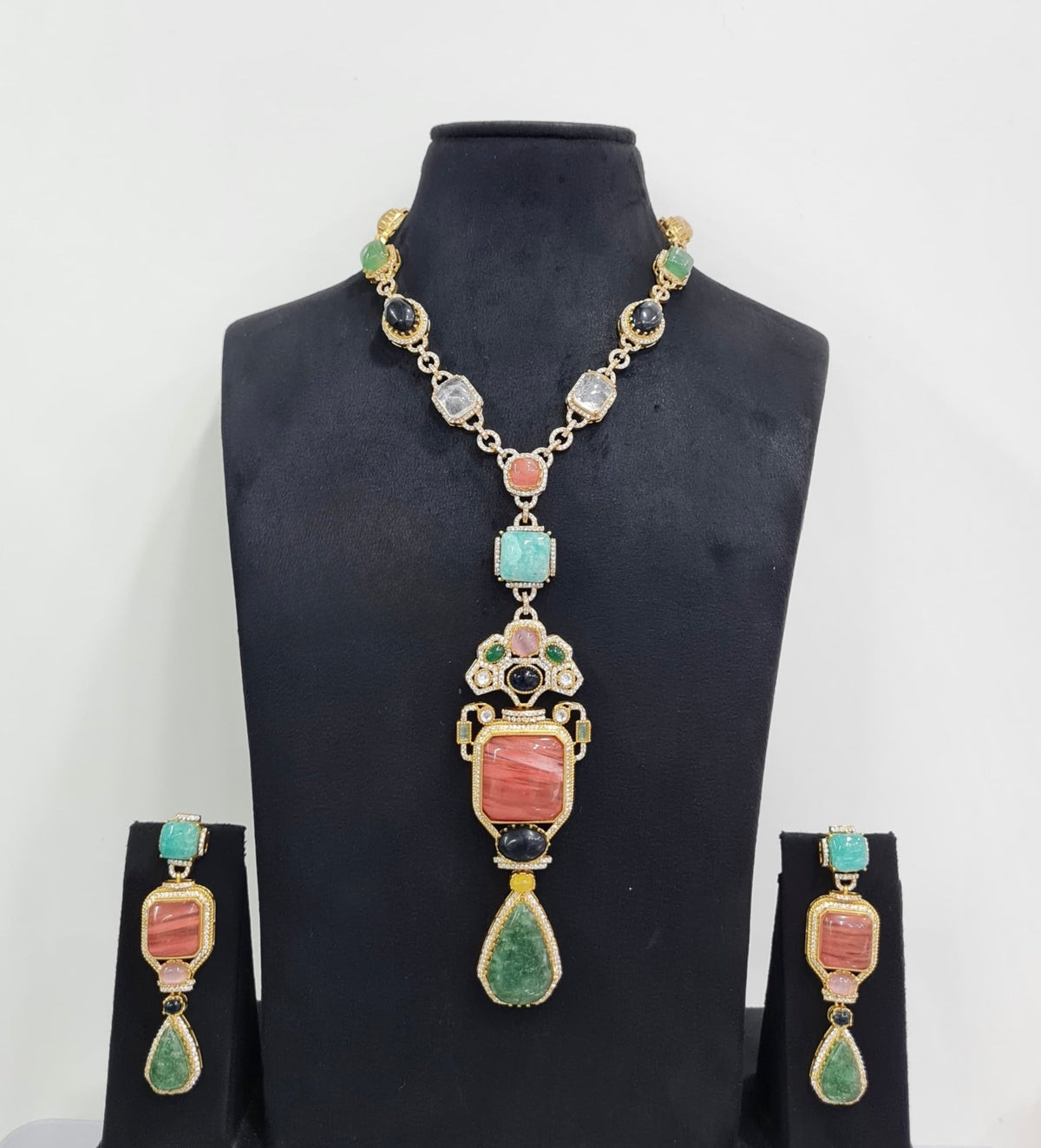 Sabyasachi Long 10042 - KRISHNA'S SWETA JEWELLERY