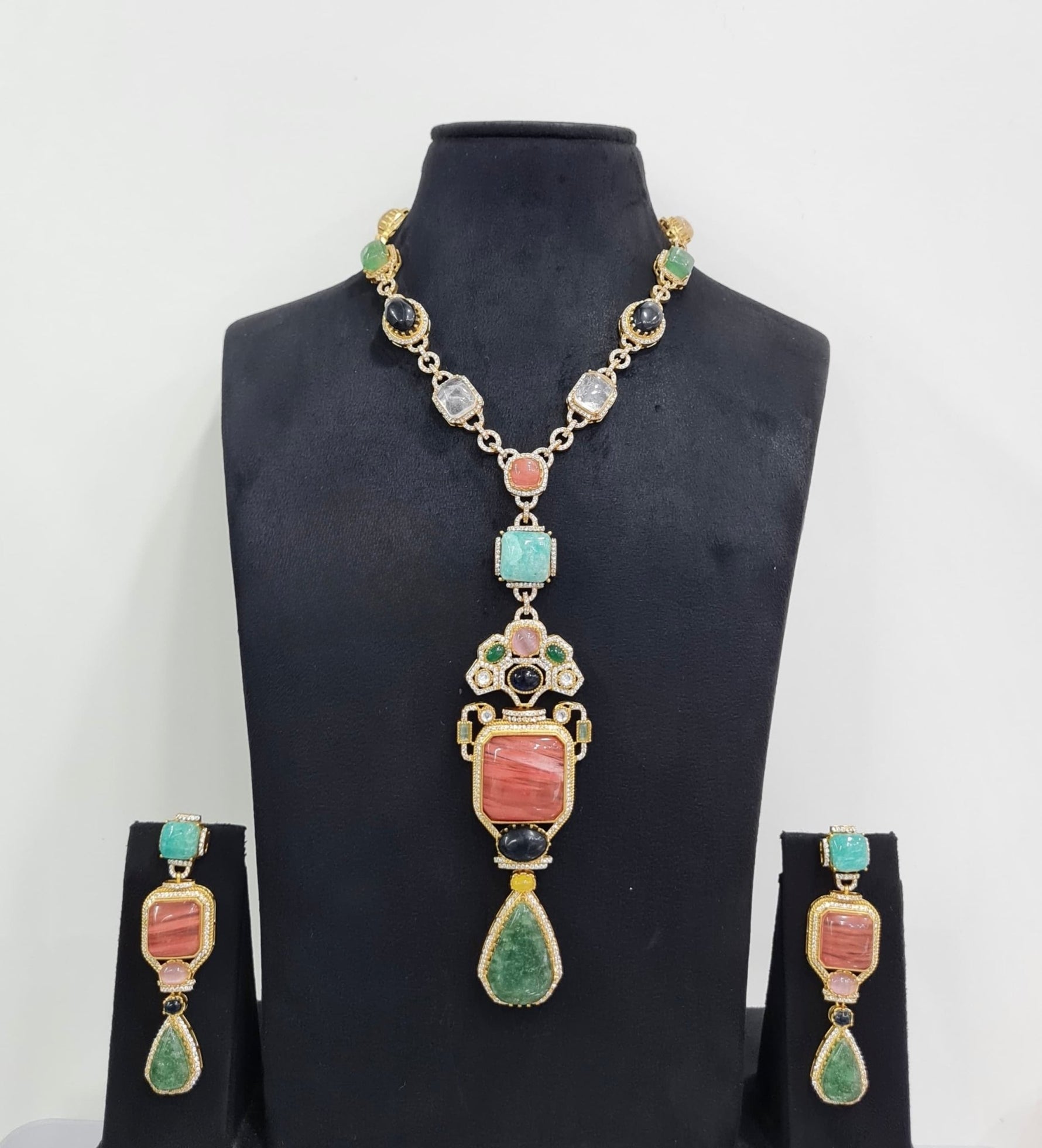 Sabyasachi Long 10042 - KRISHNA'S SWETA JEWELLERY
