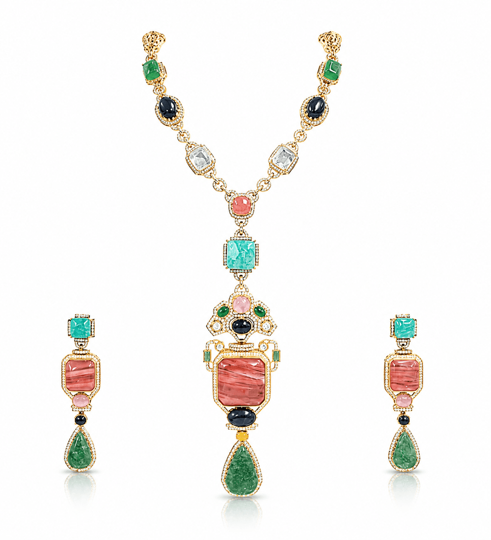 Sabyasachi Long 10042 - KRISHNA'S SWETA JEWELLERY
