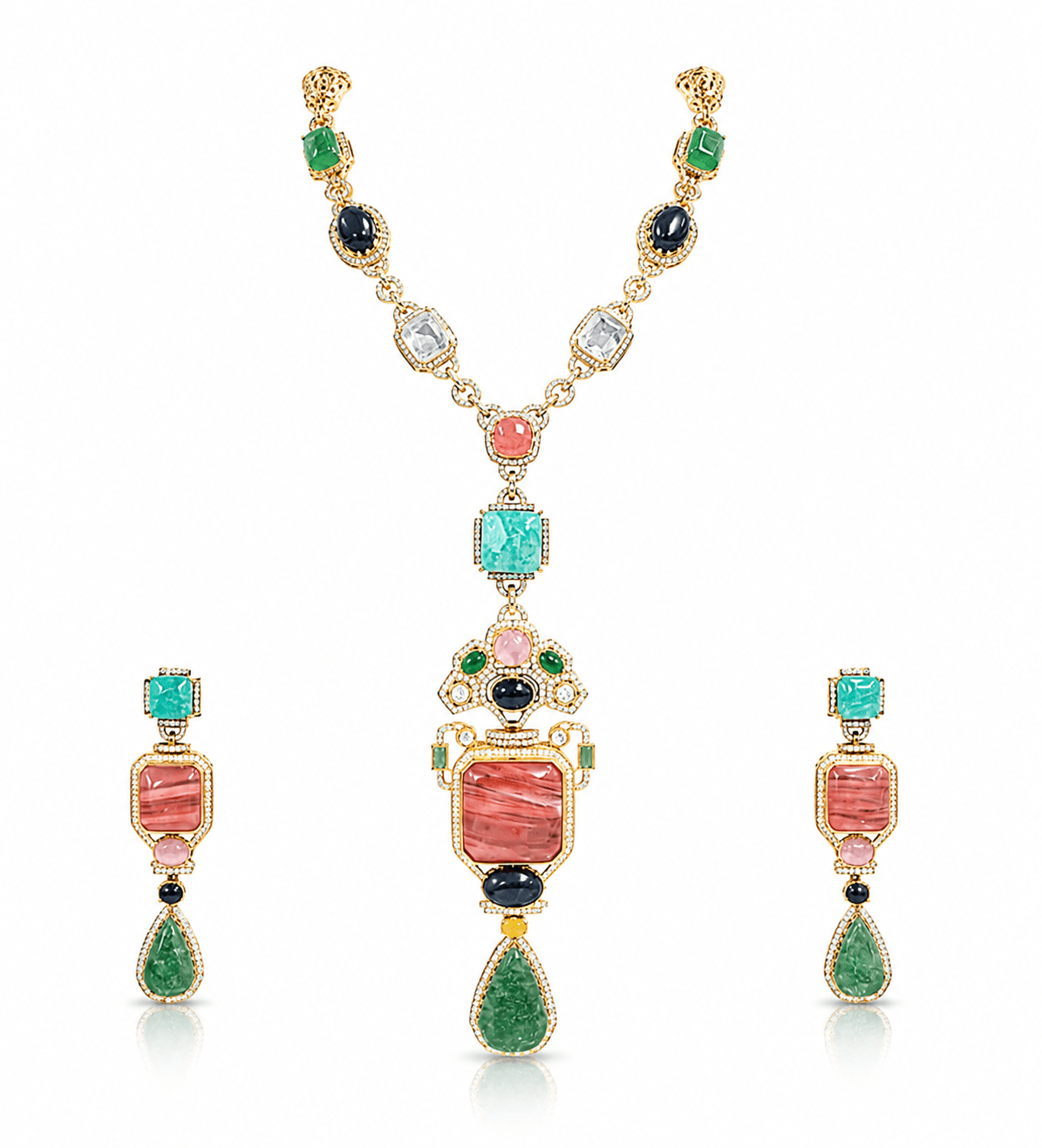 Sabyasachi Long 10042 - KRISHNA'S SWETA JEWELLERY