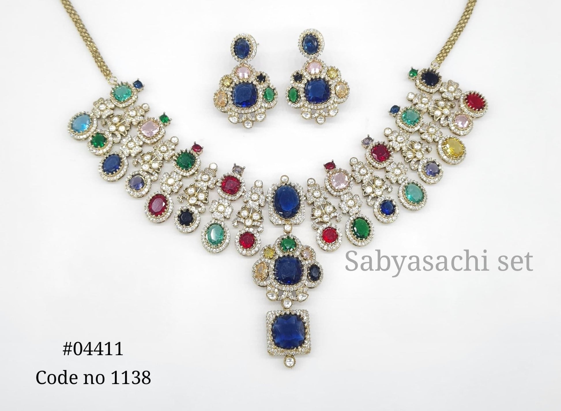Sabyasachi Necklace 04411 - KRISHNA'S SWETA JEWELLERY