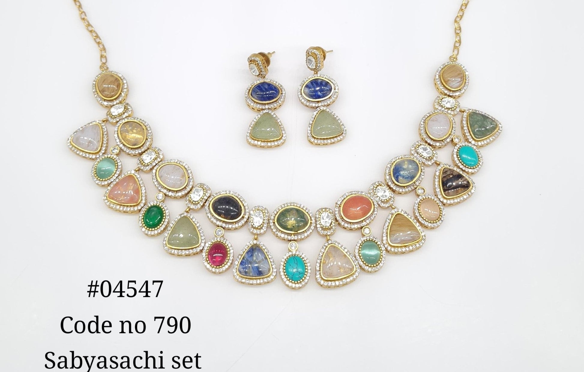 Sabyasachi Necklace 04547 - KRISHNA'S SWETA JEWELLERY