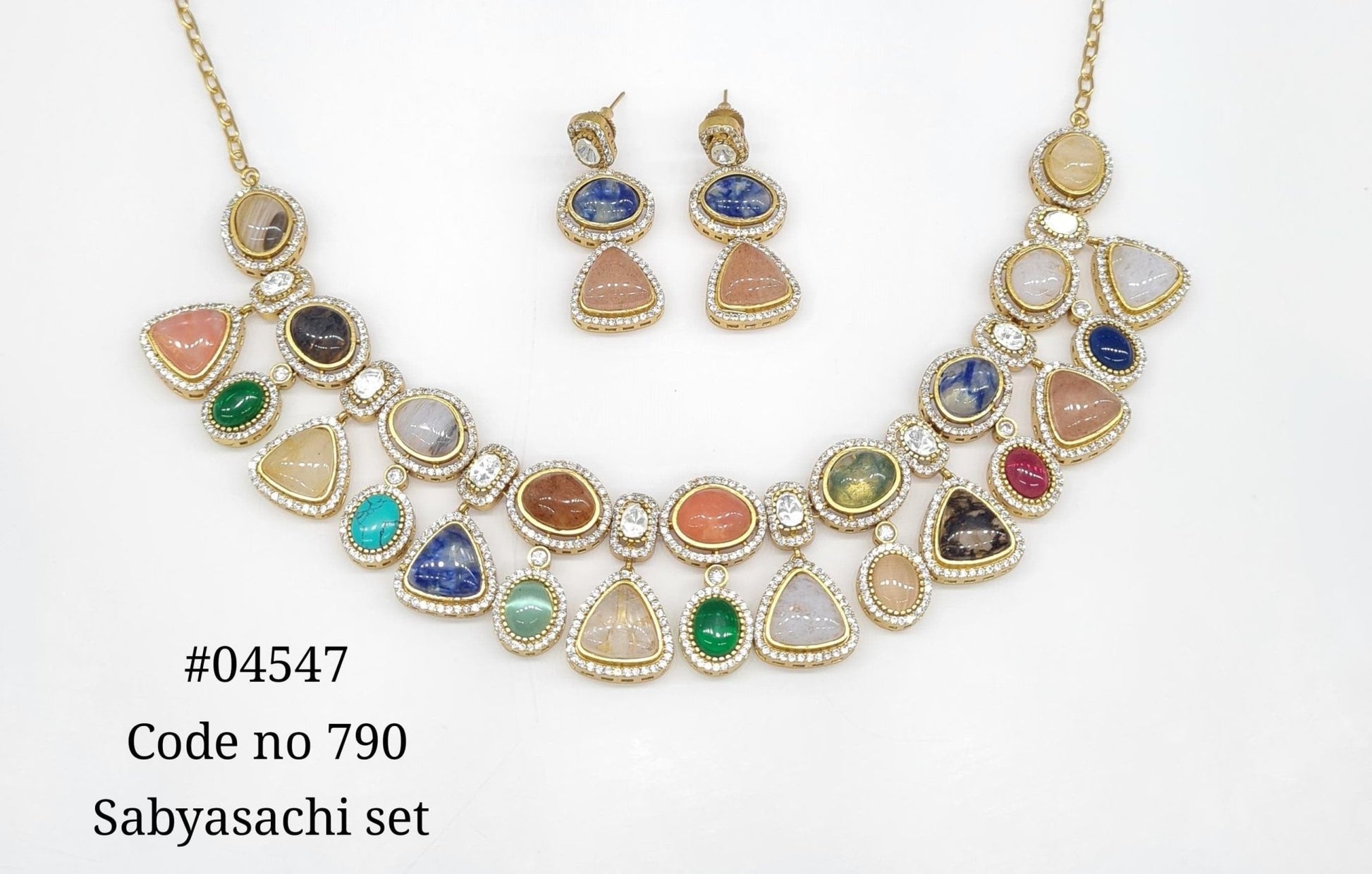 Sabyasachi Necklace 04547 - KRISHNA'S SWETA JEWELLERY