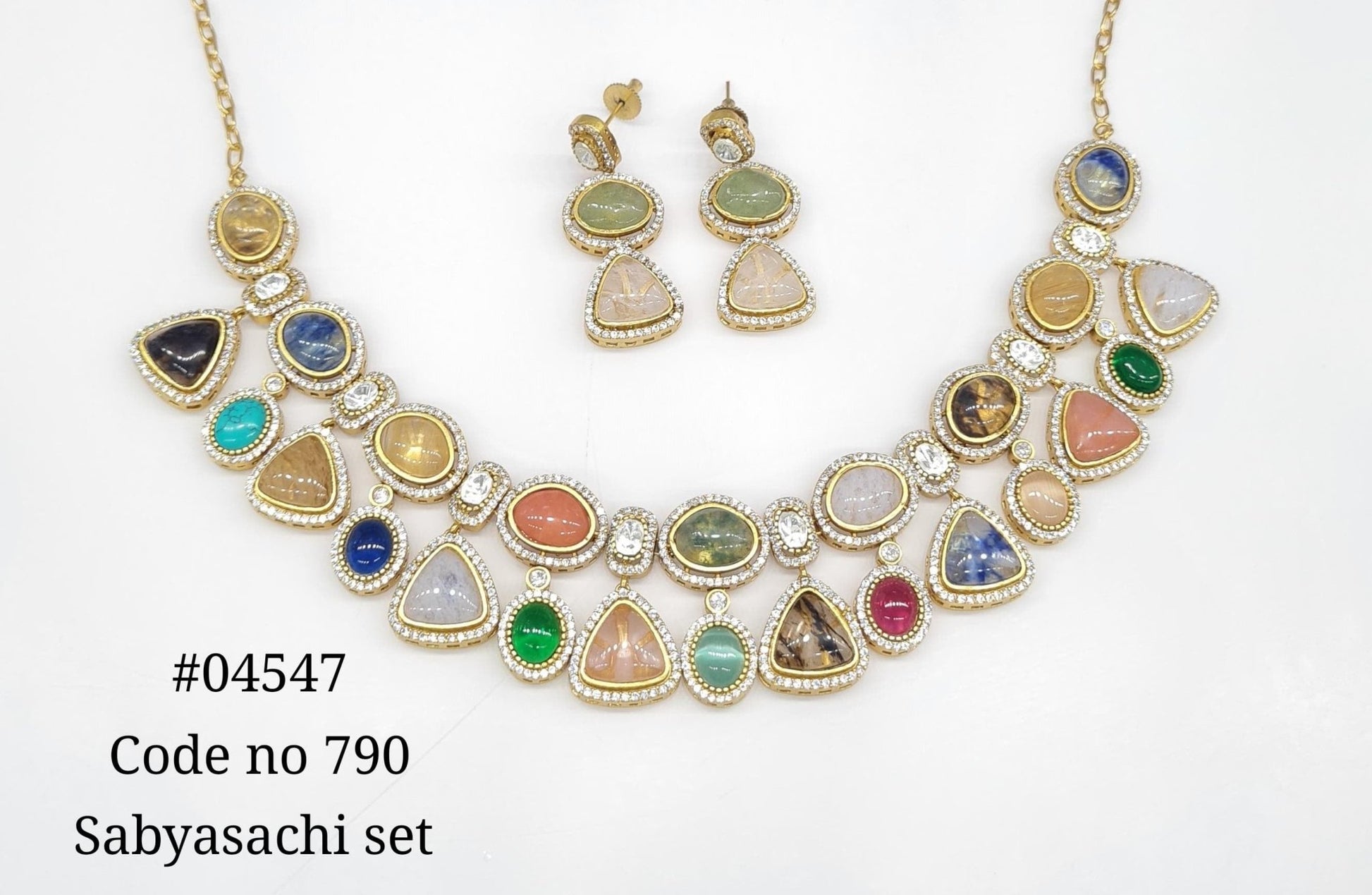 Sabyasachi Necklace 04547 - KRISHNA'S SWETA JEWELLERY