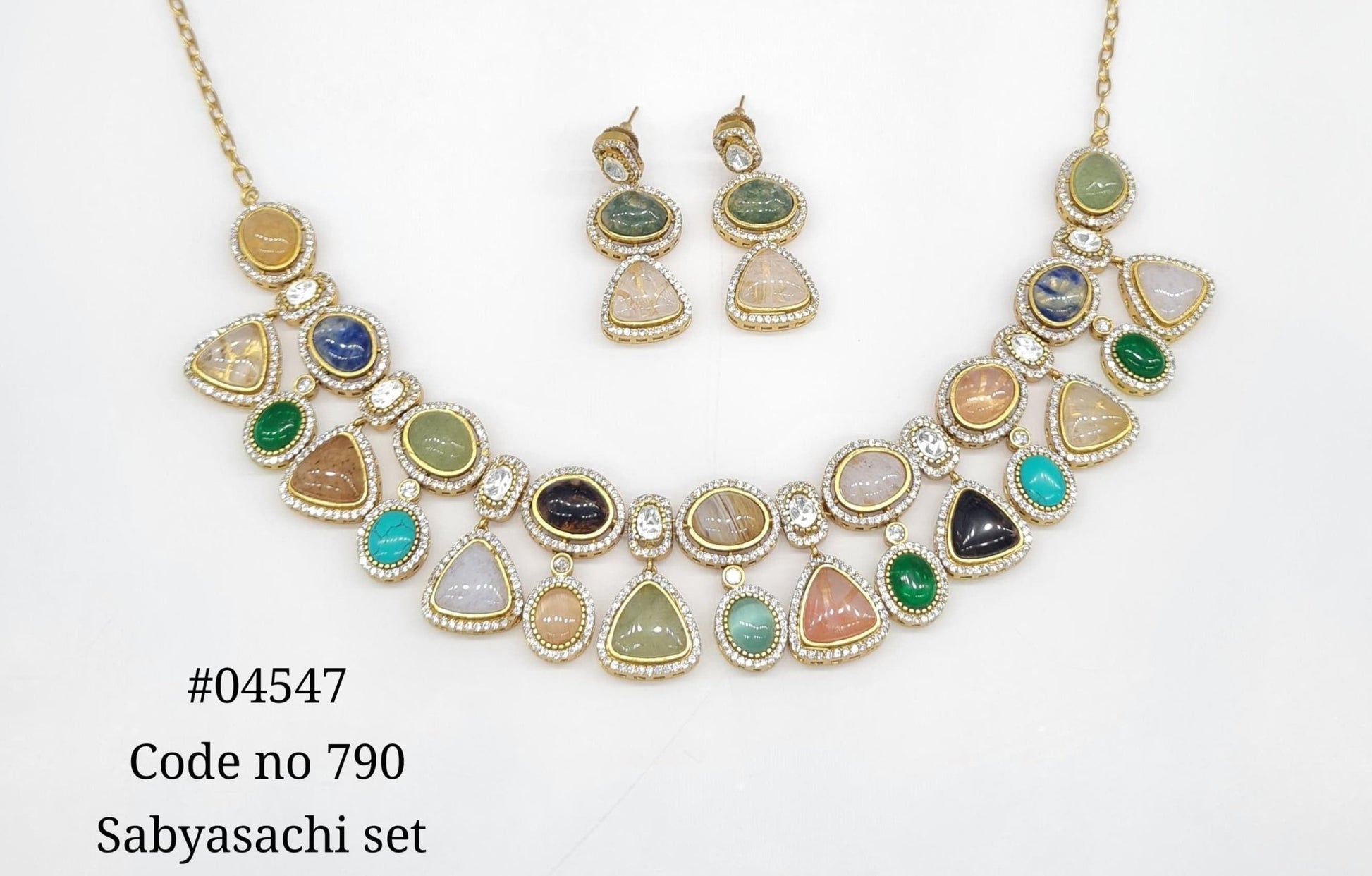 Sabyasachi Necklace 04547 - KRISHNA'S SWETA JEWELLERY