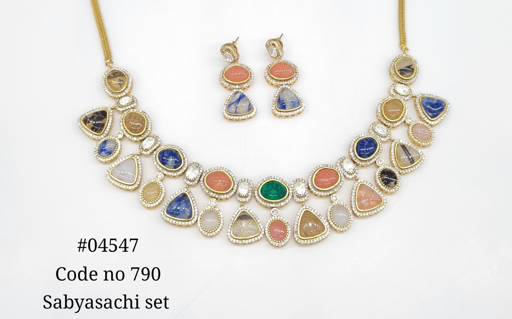 Sabyasachi Necklace 04547 - KRISHNA'S SWETA JEWELLERY