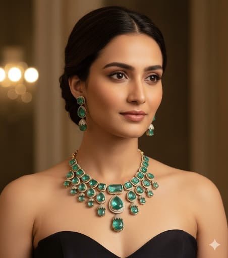 Sabyasachi Necklace 05505 - KRISHNA'S SWETA JEWELLERY