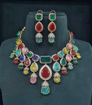 Sabyasachi Necklace 05505 - KRISHNA'S SWETA JEWELLERY