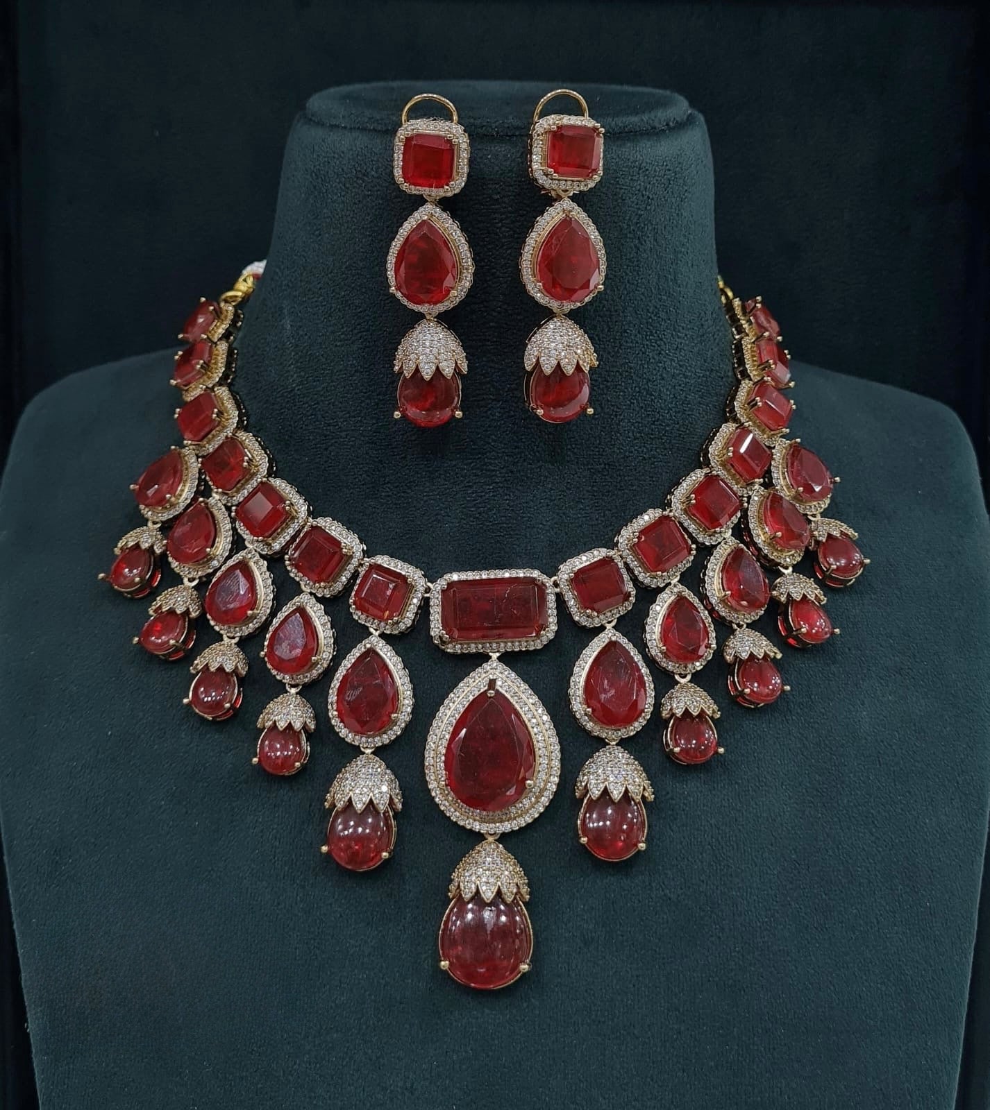 Sabyasachi Necklace 05505 - KRISHNA'S SWETA JEWELLERY
