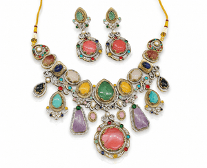 Sabyasachi Necklace 07703 - KRISHNA'S SWETA JEWELLERY