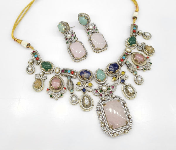 Sabyasachi Necklace 07818 - KRISHNA'S SWETA JEWELLERY