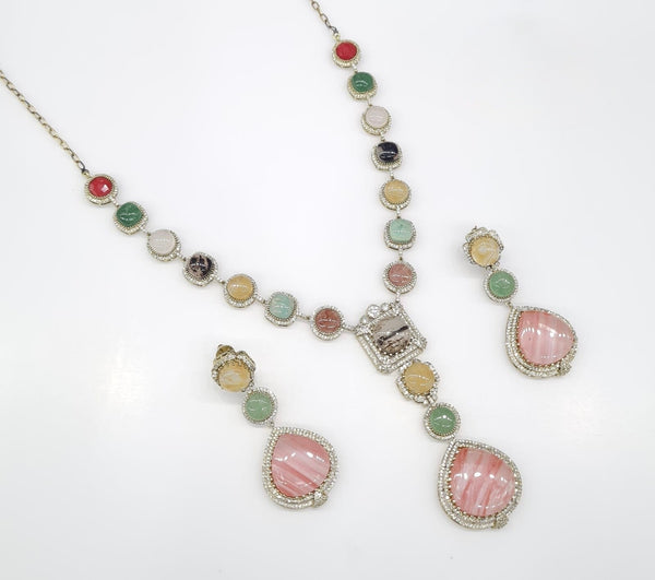Sabyasachi Necklace 08216 - KRISHNA'S SWETA JEWELLERY