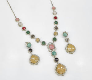 Sabyasachi Necklace 08216 - KRISHNA'S SWETA JEWELLERY