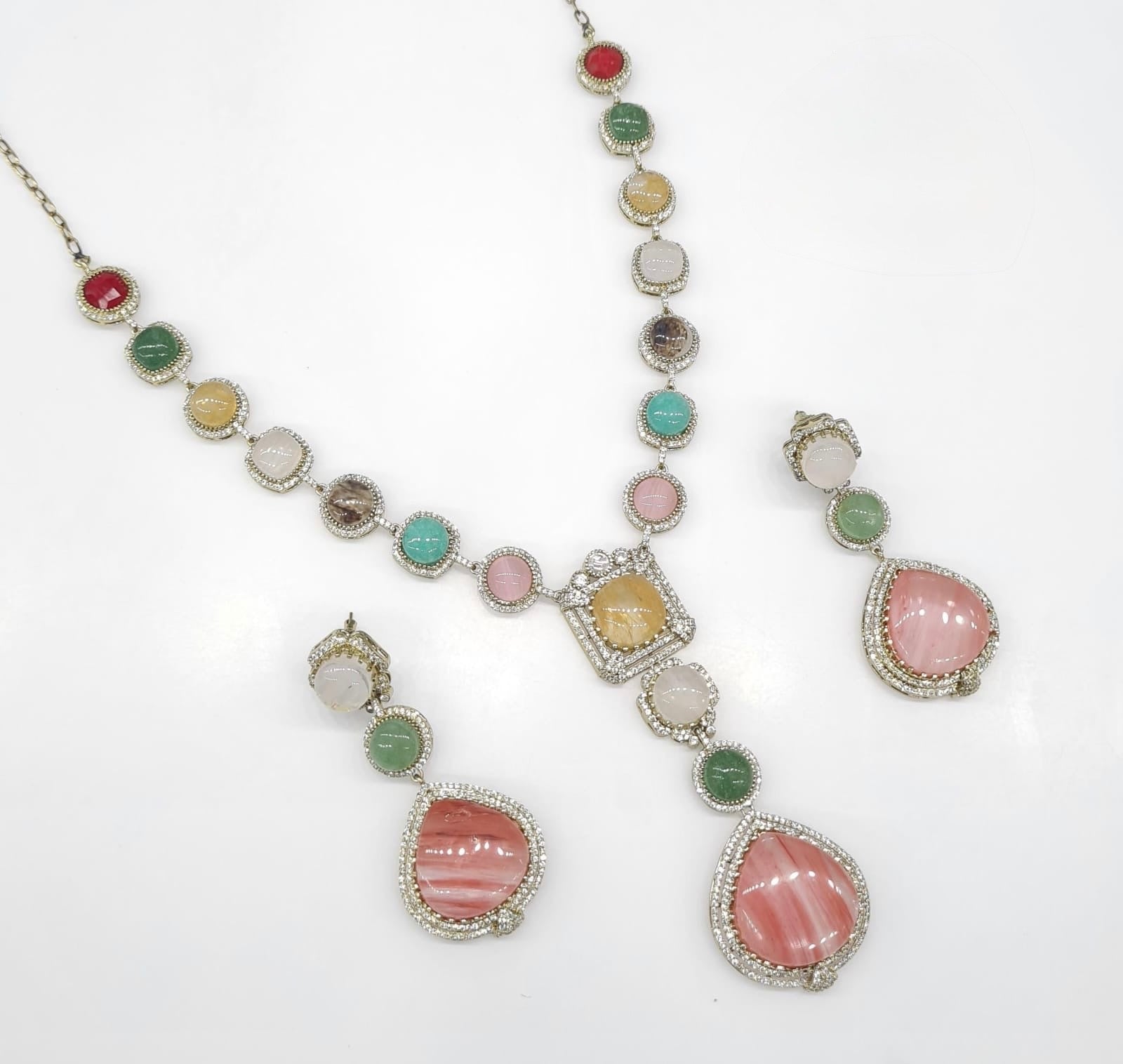 Sabyasachi Necklace 08216 - KRISHNA'S SWETA JEWELLERY