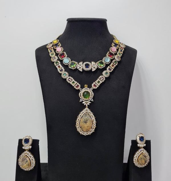 Sabyasachi Necklace 08438 - KRISHNA'S SWETA JEWELLERY