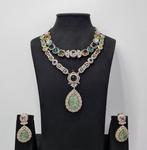 Sabyasachi Necklace 08438 - KRISHNA'S SWETA JEWELLERY