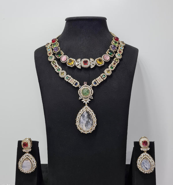 Sabyasachi Necklace 08438 - KRISHNA'S SWETA JEWELLERY