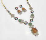 Sabyasachi Necklace 08649 - KRISHNA'S SWETA JEWELLERY
