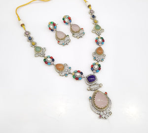 Sabyasachi Necklace 08649 - KRISHNA'S SWETA JEWELLERY